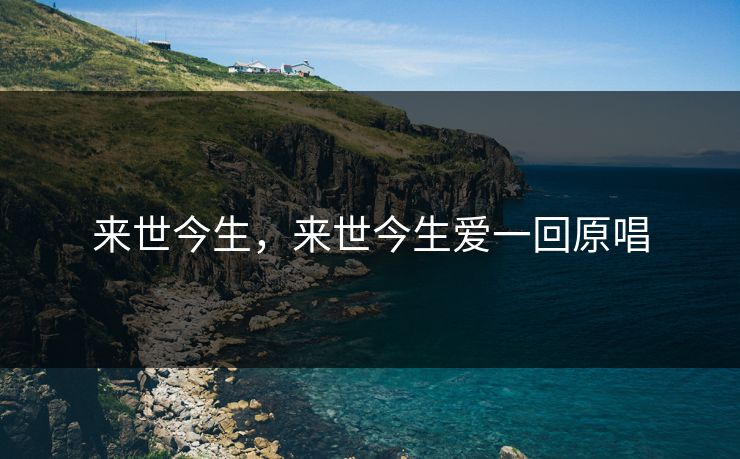 来世今生，来世今生爱一回原唱
